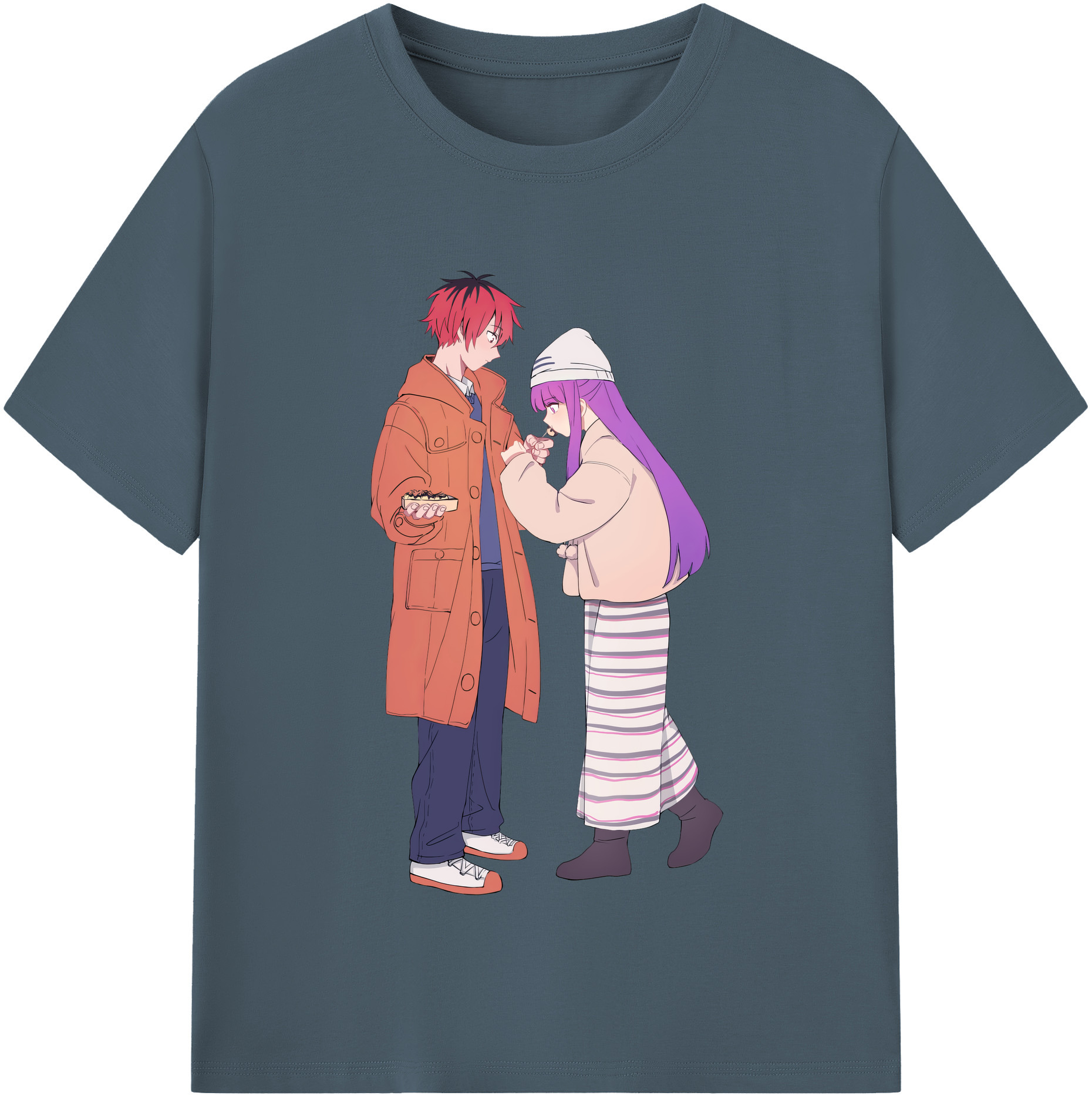（画像用） 葬送のフリーレン Frieren 綿100％半袖Tシャツ（フロントプリント）